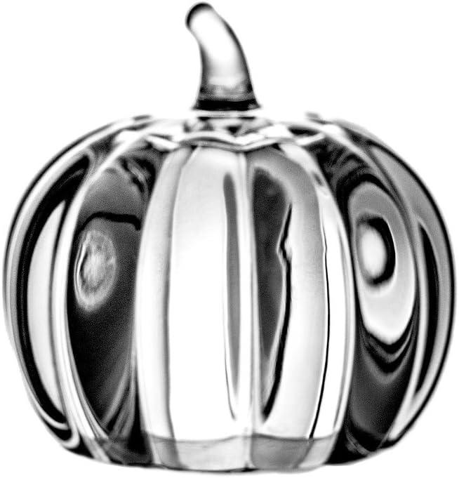 Pack of Aljulia 02049 Pumpkin Crystal Salt and Pepper Shaker/7/7/4 X 7 cm