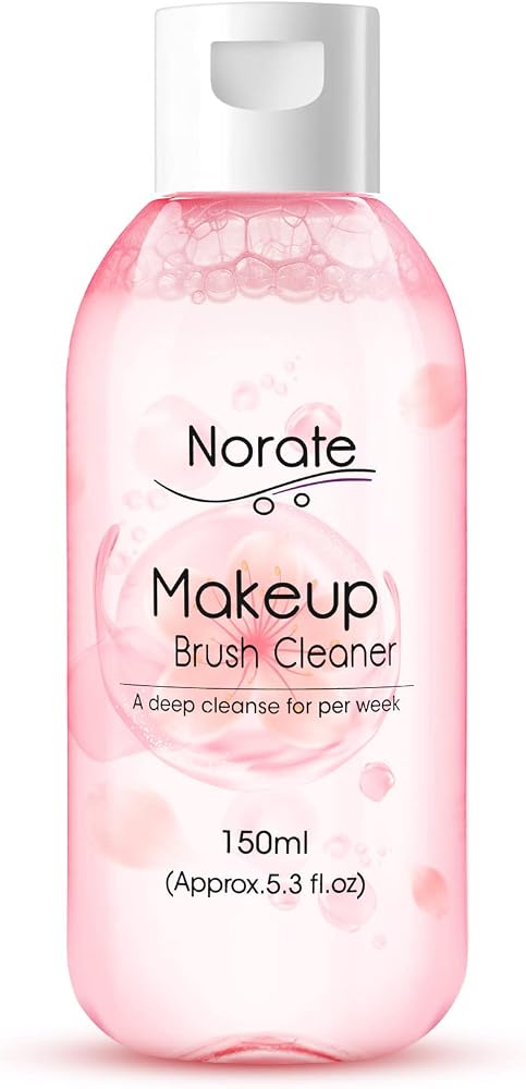 Norate Makeup Brush Cleaner, Make Up Brush Cleansers Solution, Makeup Cleaner for Makeup Brushes, Beauty Sponge, Powder Puff,