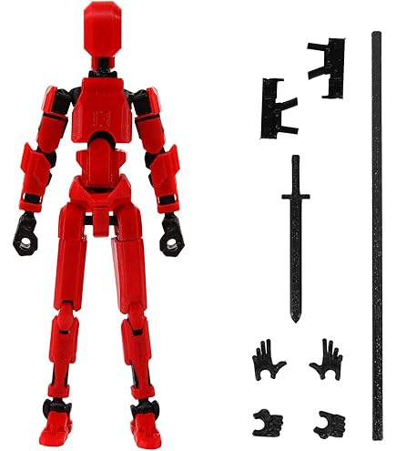 Amazon.com: Dumwick Titan13 Action Figure, Lucky Robot 13 Action