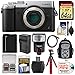Panasonic Lumix DMC-GX8 4K Wi-Fi Digital Camera Body (Silver) with 64GB Card + Battery + Charger + Backpack + Flex Tripod + Flash + Kit