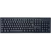 SolidTek Bilingual German English Black USB Wired Computer Keyboard