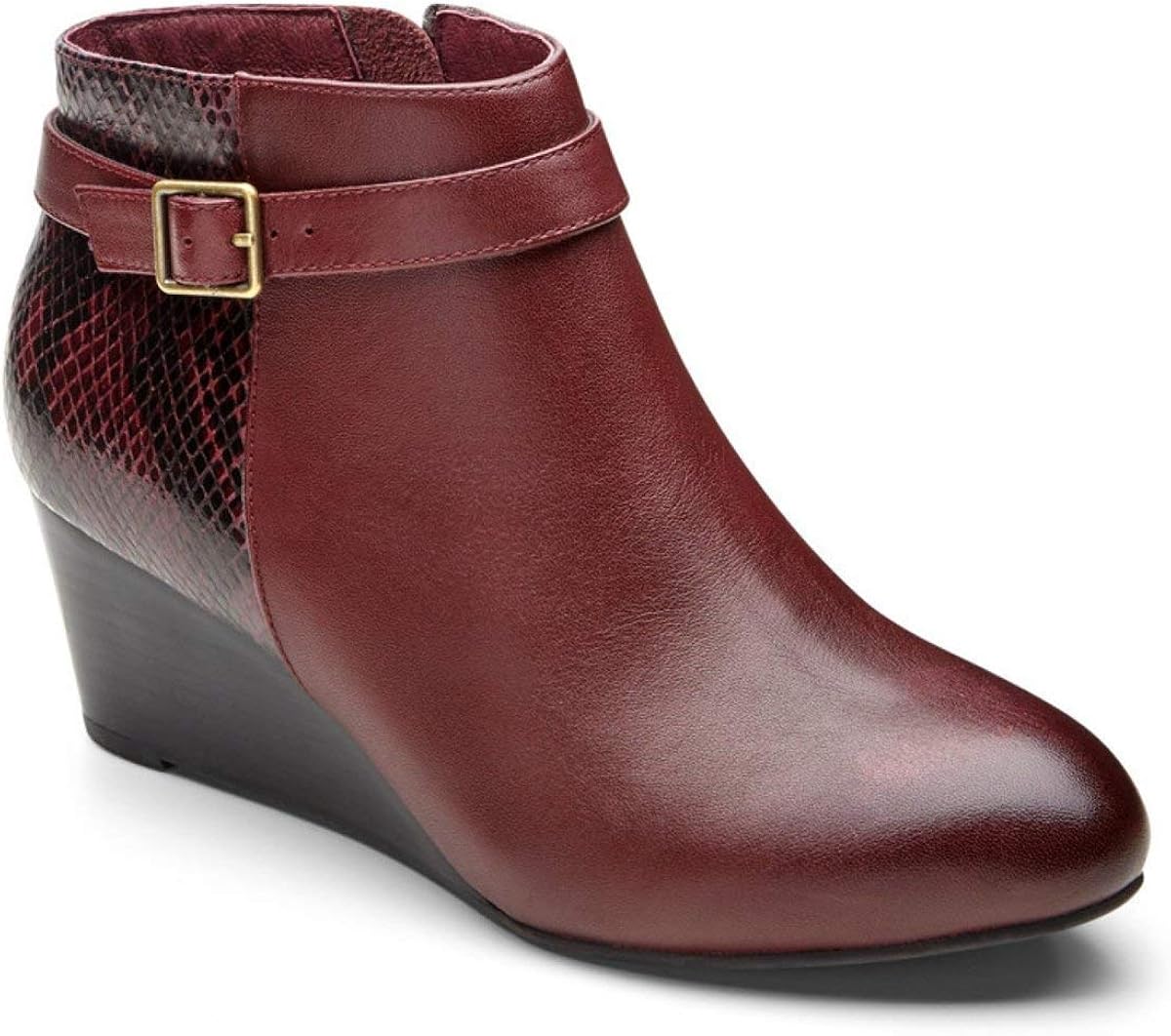 vionic wedge bootie