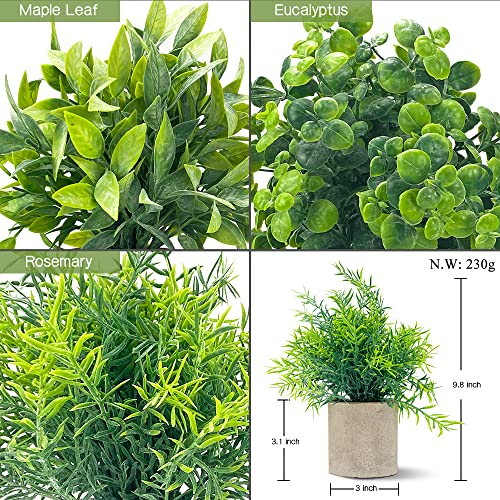 3 Pack Fake Hanging Plants Artificial Plants with 3 Macrame Plant