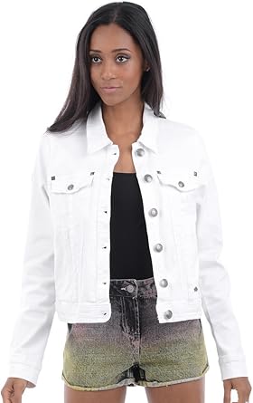 white denim jacket womens uk