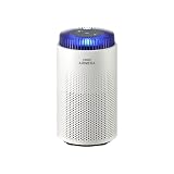 COWAY Air Purifiers for Bedroom Home up to 450 ft², Particulate Filter for Smoke, Allergies, Pet Dander, AQI Monitor, Auto&Sleep Mode, Timer, Filter Indicator, Night Light, 3yr Warranty, 50 White
