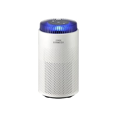 COWAY Air Purifiers for Bedroom Home up to 450 ft², Particulate Filter for Smoke, Allergies, Pet Dander, AQI Monitor, Auto&Sleep Mode, Timer, Filter Indicator, Night Light, 3yr Warranty, 50 White