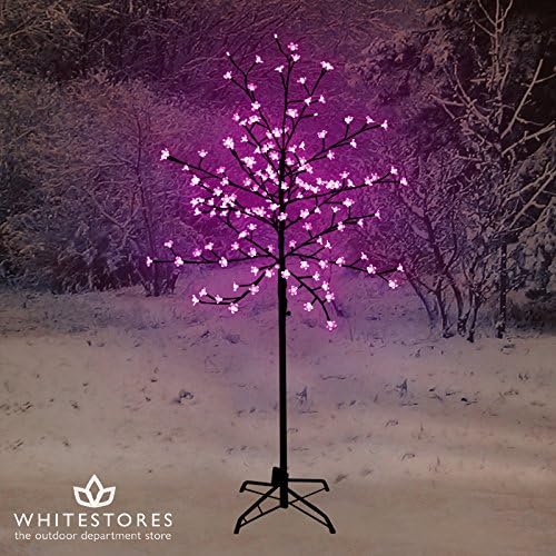 Mercer Leisure 1.8m Pre-Lighted Christmas LED Cherry Blossom Tree with 180 Pink Lights
