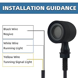 Motorcycle Turn Signals LED Front Lights 2