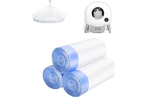ZEACOTIO Cat Litter Liners, 60 Pack, Durable Kitty Litter Bags for Automatic Cleaning Litter Boxes1122