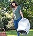 Baby Car Seat Canopy, Nursing & Shopping Cart Cover, Stroller Blanket | Stretchy& Lightweight Rayon Easy To Fold ; Carry | Front Pocket For Pacifier Storage & Bonus baby bib by she loves