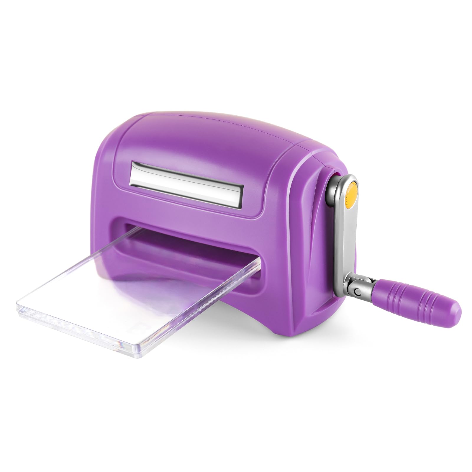 Briartw Manual Embossing Machine for Craft,Mini Die Cutting Machine and 2 Pair Small Cutting Pads,Die Cutting Machine for Children,Die Cutter,Manual Press Machine,Cutting Machines for Crafting-Purple