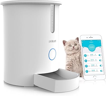 Distributeur Automatique De Nourriture Pour Chats Automatic Pet Feeder Dispositif D Alimentation Et D Animal Intelligent Pour Les Chats Et Les Petits Chiens Amazon Fr Animalerie