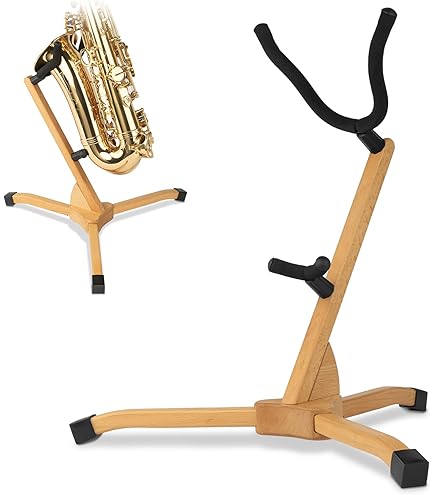 Hercules Stands DS730B Tall Alto/Tenor Saxophone Stand With Auto Grip