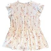 SOLY HUX Women's Plus Size Floral Ruffle Cap Sleeve Summer Tops Frill Mock Neck Peplum Babydoll Vacation Boho Blouse
