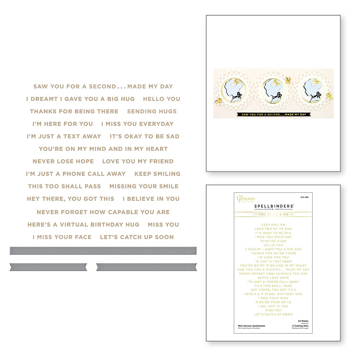 Spellbinders Mini Sincere Sentiments