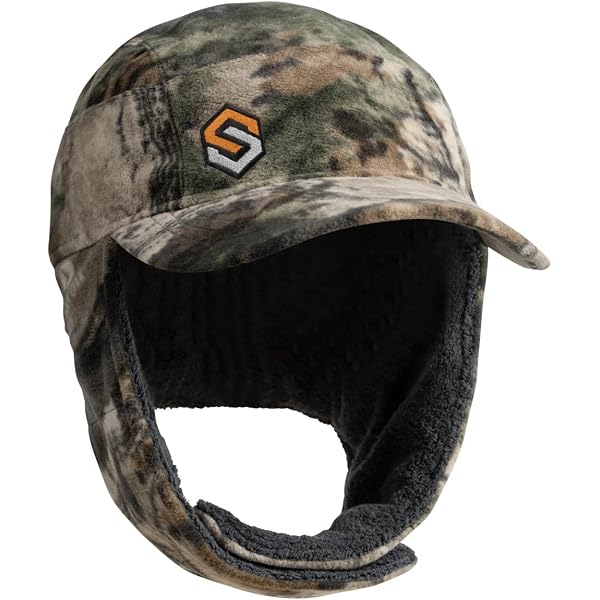 Amazon.com: Orange Real Tree Camouflage Hunter/Trapper Winter Cap