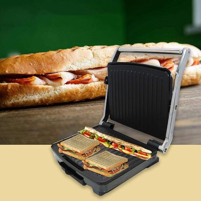 Sandwich Toaster With Temperature Control Large Sandwich Press For