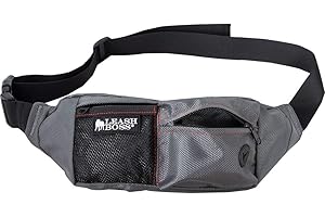 Leash Boss Dog Treat Pouch for Training | Training Treat Pouches for Pet Training | Treat Bag for Dog Training | Portable Kibble Snack Container for Pets | Fanny Pack Waist Belt Transport On The Go