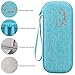 Canboc Hard Stethoscope Case for 3M Littmann Classic III, Lightweight II S.E, Cardiology IV, MDF Acoustica Stethoscope, Mesh Pocket fits Medical Scissors, Penlight, Oral Thermometer, Turquoise