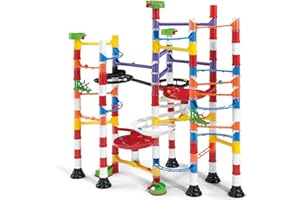 DREAMY ACCESSORIES 230PC Huge Marble Run for Kids Ages 4-8, Great Marble Runs for Kids 8-12, Marble Maze, Marble Run Set, Marble Track, Marble Games, Marble Toy, Marble Race Track, Marble Games for Kids (L)