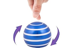 SAMILALAGO Desk-Toys for Fidget Kinetic-Cool-Gadgets: Cool-Stuff for Kid Children Teen Adult, Optical-Illusion Toy for Office School Home Women Men Christmas Stress-Relief-Gifts 180 Seconds Spinning