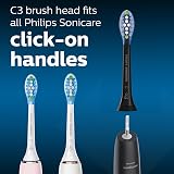 Philips Sonicare C3 Premium Plaque Defence Heads HX9044/33 - 4 Pack Black view 6