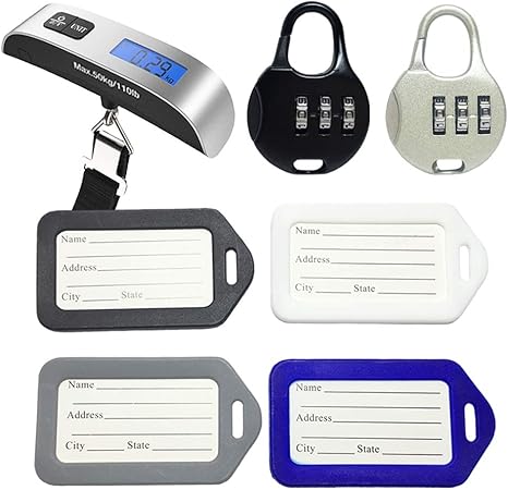 luggage tags and locks