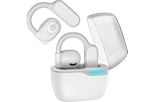 BUGANI Open Ear Headphones, Bluetooth 5.3 Wireless Headphones with Dual 16.2mm Large Driver, Open Ear Earbuds with HiFi Stereo Sound, ENC Clear Talk, 30H Playtime, Waterproof Sport Earbuds for Running