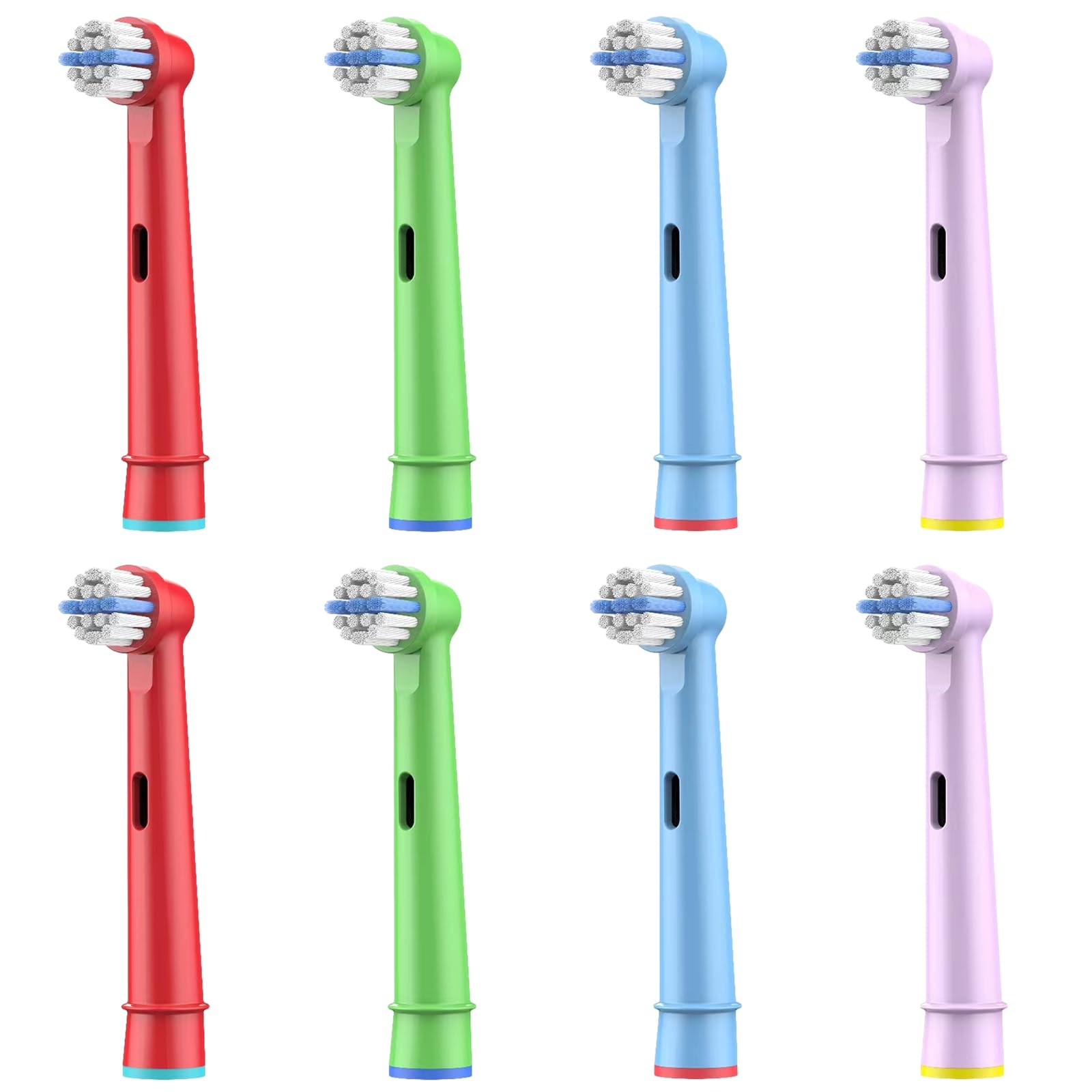 Photo 1 of 8pcs Kids Replacement Heads Compatible with Braun Oral B Kids Electric Toothbrush, Ultra Soft Bristles