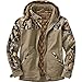 Legendary Whitetails Men's Canvas Cross Trail Big Game Camo Workwear Hooded Jacket
