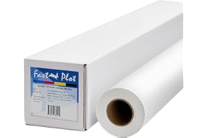 FastPlot Self Adhesive Polypropylene Banner 8 mil Waterproof - 24 Inches x100 Feet / 2 Inches Core