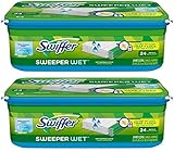 Swiffer Sweeper Wet Mopping Cloth Refills, Open Window Fresh, 24 Wet Cloths (Pack of 2)