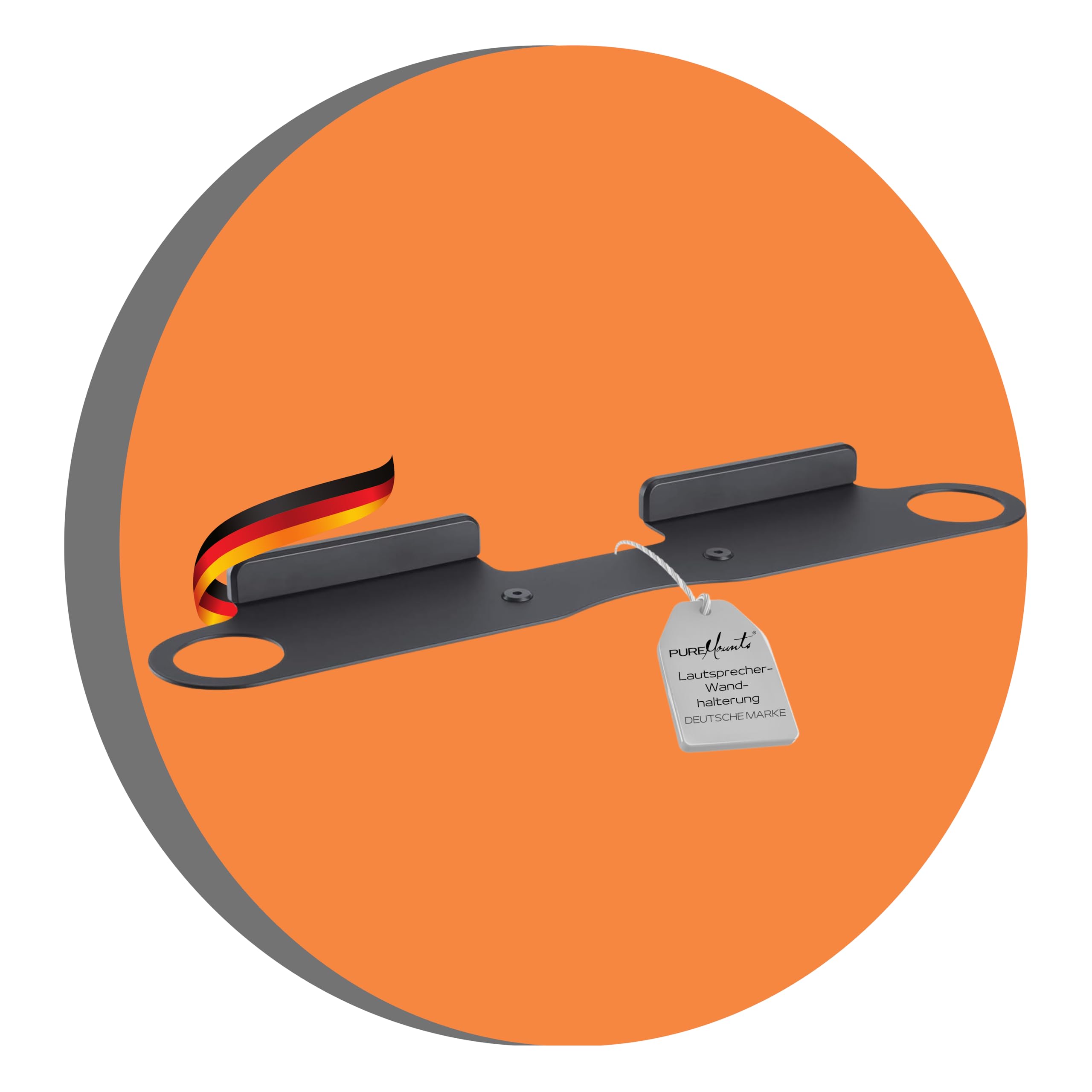 PureMounts®, Speaker Mount Wall Mount for Sonos Beam - Black