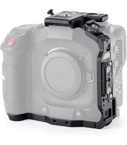 Protector De Pantalla De Vidrio Templado 9H Para Canon EOS C70 – 3 Unidades + 2 Fundas De Zapata Con Nivel De Burbuja