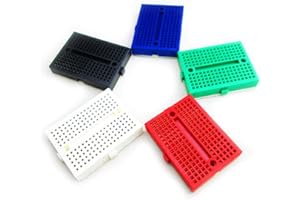 HiLetgo 6pcs SYB-170 Mini Breadboard Colorful Breadboard Small Plates