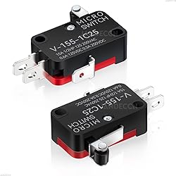 JANDECCN 10Pcs Lead Limit Switch Short Hinge Roller