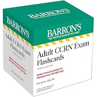 Adult CCRN Exam Flashcards, Third Edition: Up-to-Date Review and Practice + Sorting Ring for Custom Study (Barron's Test Prep