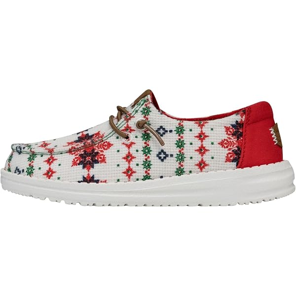 Amazon.com | HEYDUDE Wally Ugly Sweater Lined Green Size 13  display picture 1