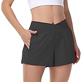 Blaosn Flowy Athletic Shorts for Women Workout Running Gym Yoga Sweat Short Pants with Pockets Cute Clothes Summer Outfits