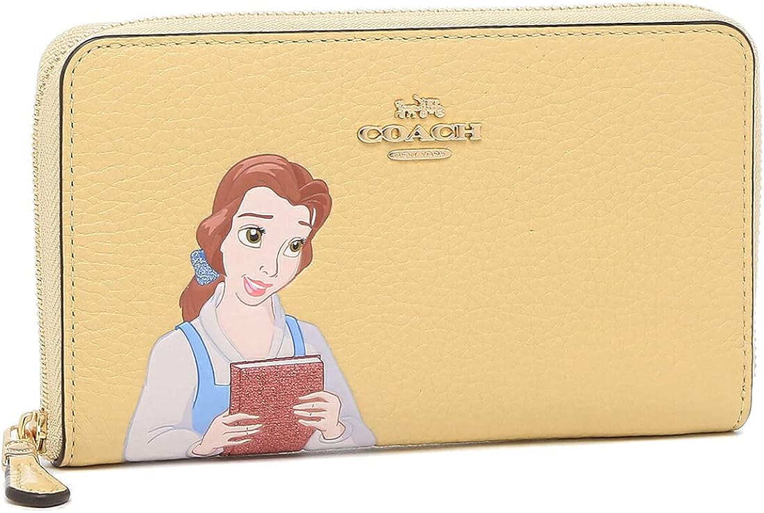 Amazon コーチ アウトレット 長財布 ディズニー コラボ 美女と野獣 イエロー レディース Coach C24 Ims7d 並行輸入品 財布