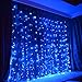 FefeLightup Blue Led Party Lights 9.8ft9.8ft 304 LEDs Lights Decorating Holiday Wedding Curtain Lights Icicle String Lights