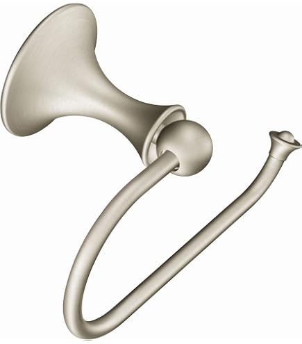 Moen Edge Stone Toilettenpapierhalter – Einzelrolle, Gebürstetes Nickel