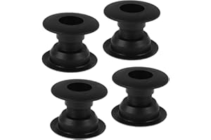 SUPVOX 4pcs Foosball Table Bearing Rods and Bushings Replacement Set, Universal Plastic Side Tubes Steel Balls for Table Foot
