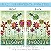 Toland Home Garden 119494 Groovy Blooms Spring Flag 12x18 Inch Double Sided Spring Garden Flag for Outdoor House Flower Flag Yard Decoration
