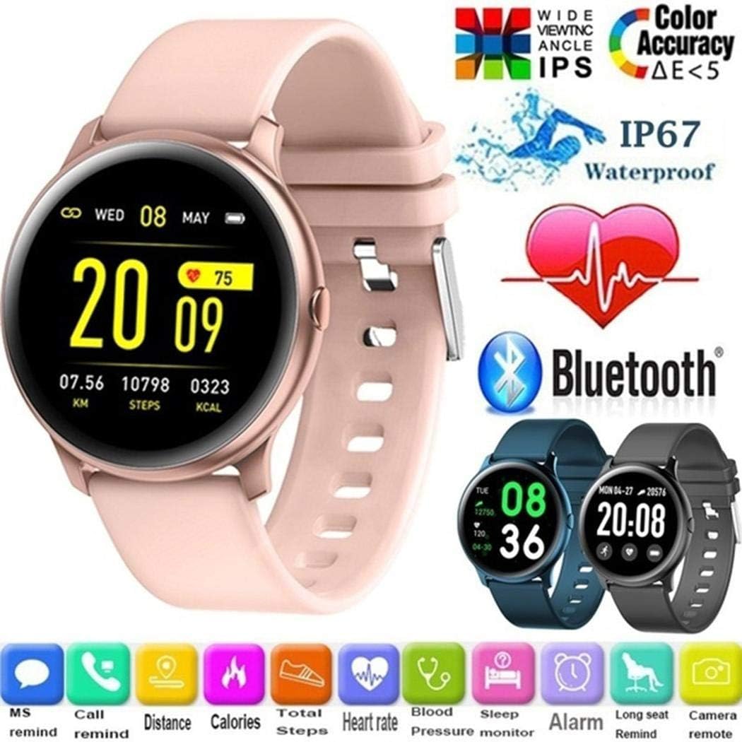 Zimrio KW19 1.3 Inch Smart Bracelet Multi-Functions Sport Mode Bluetooth Smart Watches with Heart Rate Monitor Sleep Monitor Calorie Counter Call Reminder