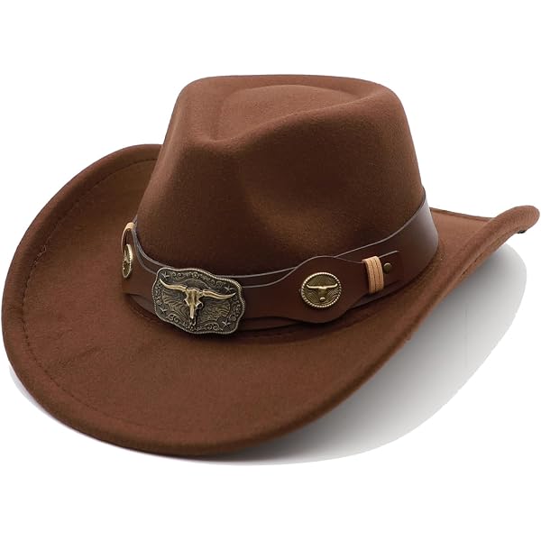 Cowboy Hat for Men Western Cowgirl Hat for Women Unisex Wide  display picture 3