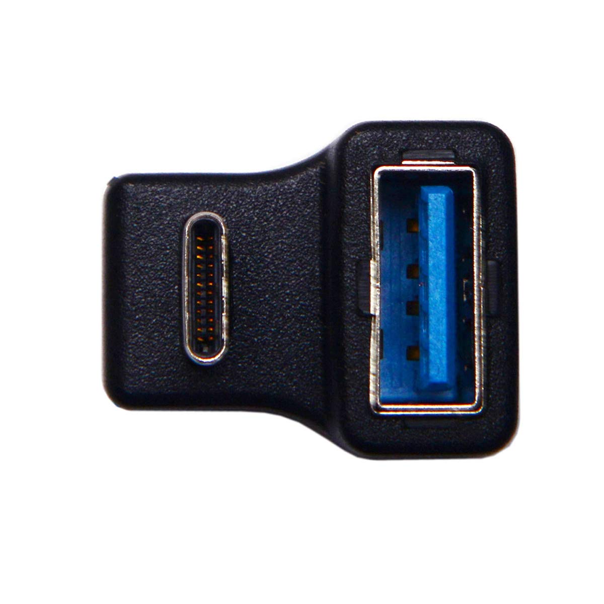 cablecc 180 Degree Up & Down Angled Type-C USB-C OTG to USB 3.0 Female Extension Adapter for Cell Phone & Tablet — image 1