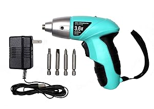 Her Hardware Cordless Rechargeable 3.6V Screwdriver For Home/Apartment/Office/Dorm!