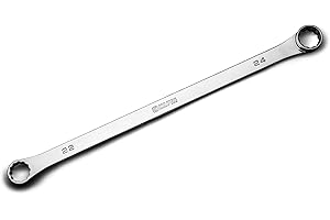 Capri Tools 0 Degree Offset Extra Long Box End Wrench, Metric (22 x 24 mm), CP11800-2224