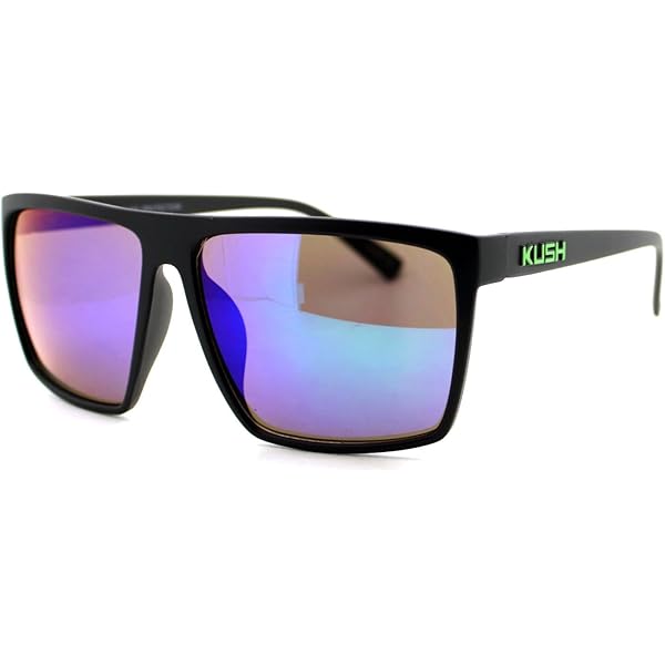 Pánské sluneční brýle Kush s odhalenými zrcadlovkami Racer Shield - plastový rám, ochrana UV400